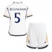 Billige Real Madrid Jude Bellingham #5 Børnetøj Hjemmebanetrøje til baby 2023-24 Kortærmet (+ korte bukser)